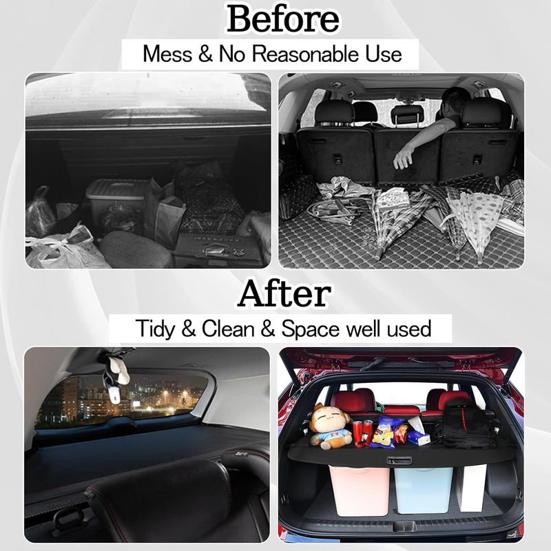 Sze Cargo Cover for Honda Prologue/Chevy Blazer EV 2025 2024 Retractable Trunk Cover Black Rear Trunk Security Cover Shielding Shade Waterproof-New Upgrade - Image 3